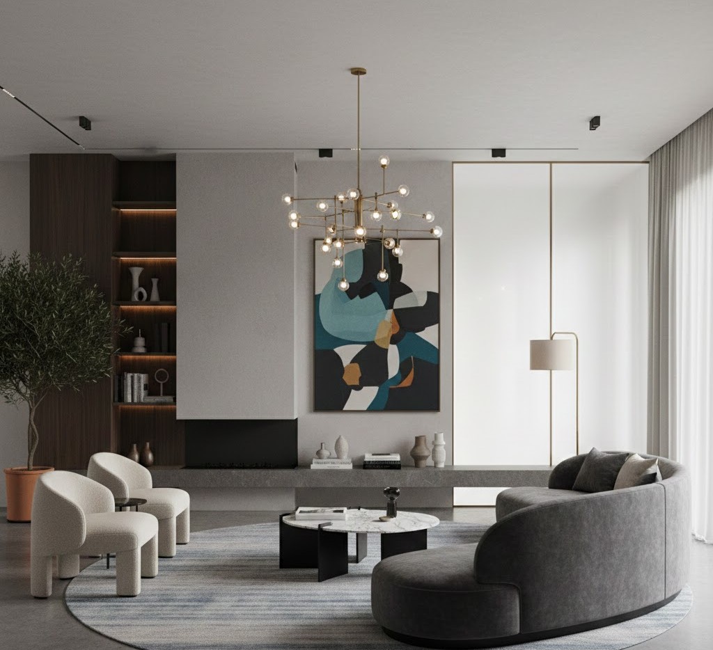 Contemporary living space