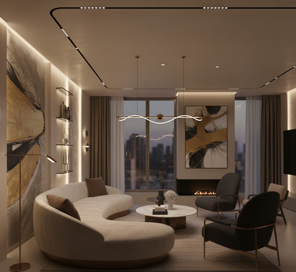 Contemporary lounge design